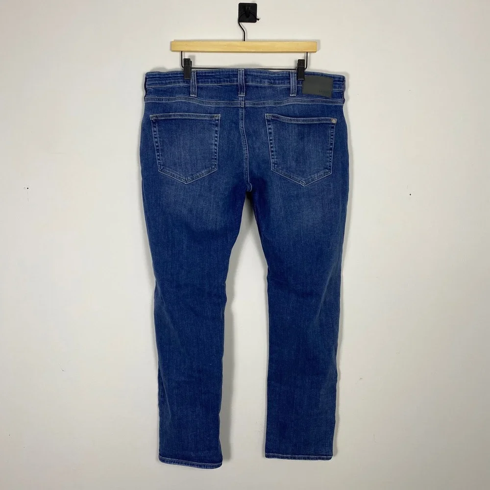 Mavi‎ Jeans Marcus Slim Straight Leg Blue Denim Jeans Mens 38x32 Organic Cotton